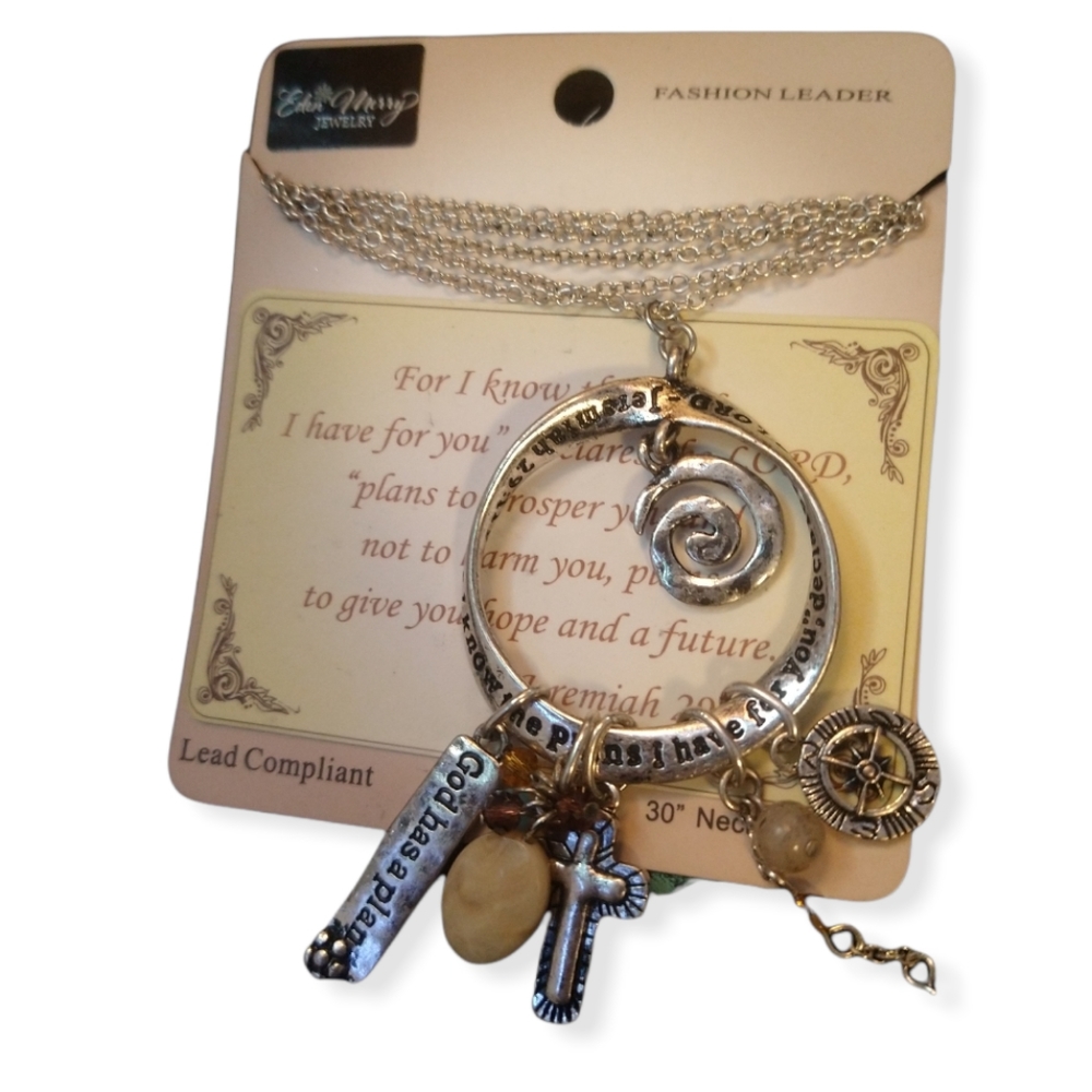 Eden Merry Jeremiah 29:11 Necklace 30"